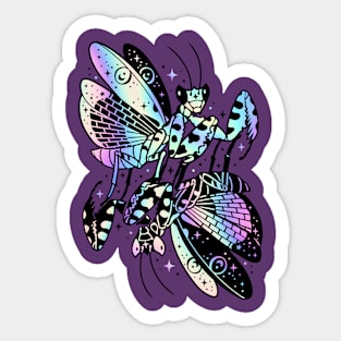Duality Mantises - Rainbow Sticker